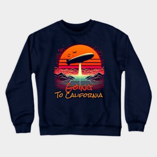 California-Inspired T-Shirt Designs Crewneck Sweatshirt